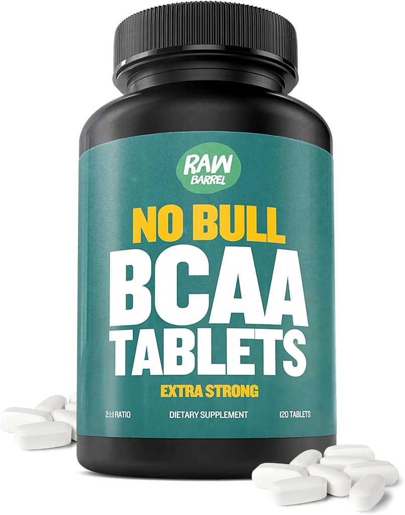 BCAA Comprimés 1000 mg - Supplément aux acides aminés à chaîne ramifiée pour la récupération musculaire et l'énergie - avant ou après l'entraînement BCAA pour les hommes et les femmes - 120 pilules - naturel, pur, sans OGM