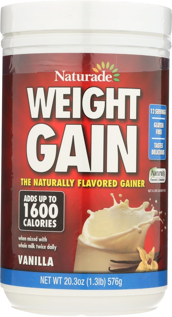 NATURADE sans sucre gain de poids en poudre, 20.3 OZ