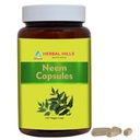 HERBAL HILLS Capsules Neem 120 gélules Neem Leaf Azadirachta Indica 700 mg Poudre et mélange d'extrait dans une gélule