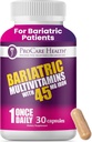 ProCare Health Multivitamine bariatrique avec 45 mg de fer (30 capsules faciles à avaler) - Une fois par jour support post-opératoire pour le contournement gastrique et le manche avec 1 mois d'approvisionnement, pas de couleurs artificielles, sans gluten