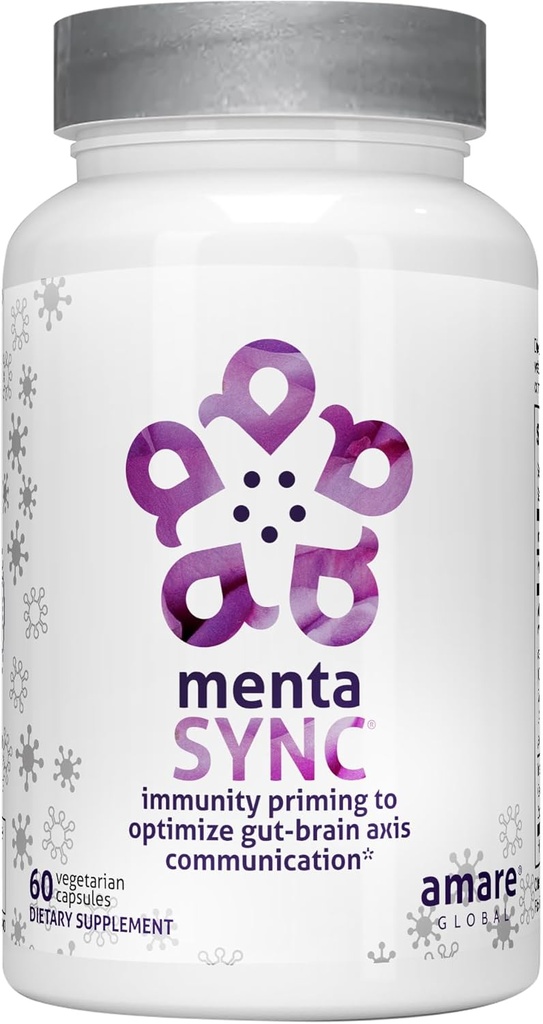 Amare Global MentaSync® Optimized Gut Axis Communication Supplément pour système immunitaire, 60 capsules