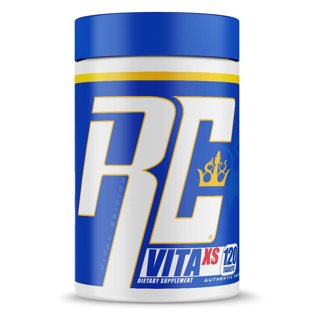Ronnie Coleman Série signature Vita XS Multivitamine pour les hommes et les femmes, soutien nutritionnel quotidien avec des vitamines B et minéraux pour la récupération d'entraînement et la santé globale, 120 comprimés, 60 portions