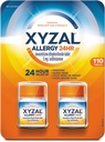 Xyzal Allergy Pills, 24-Hour Allergy Relief, Original Prescription Strength,55 Count (Pack of 2)