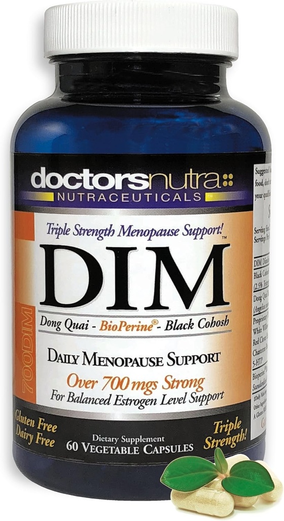 Natural Step Menopause - Phytoestrogens Isoflavones Black Cohosh with Other Herbs and Botanicals - 60 Capsule