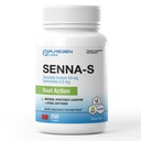 Puregen Labs Senna-S Natural Vegetable Laxative Plus Tabouret Adoucissant Double Action - 250 Comprimés Senna Plus.