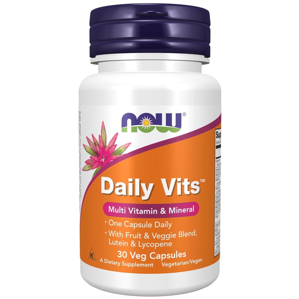 MAINTENANT compléments alimentaires, VitsMC quotidien avec mélange de fruits et de légumes, lutéine et lycopène, 30 capsules de légumes