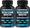 Dr. Emy's (2 Pack Testostérone Booster-Tongkat Ali Fadogia Agrestis Nitric Oxide Ashwagandha Supplément pour les hommes avec L Arginine Citrulline Fenugreek - Turkesterone pré-entraînement pompe (120 capsules)