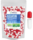 XPRS Nutra Taille 0 Capsules vides - 500 Compte Capsules de gélatine vides - Pills Bricolage Capsule Remplissage - Pure Pilule Gel Caps pour Do-It-Youlf Suppléments (Rouge/Blanc)