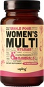 Multivitamine pour les femmes - Femmes quotidiennes Multivitamine - Complexe B méthylé avec ingrédients alimentaires entiers, Vitamine B12, Folate, A, C, D3, E, K2, Fruits et légumes biologiques - Vegan, Non-OGM - 60 capsules