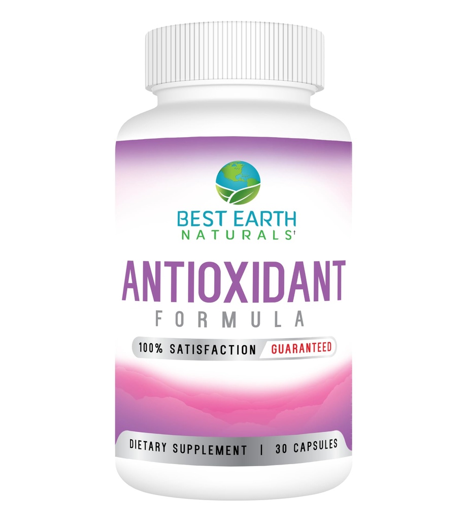 Meilleur supplément antioxydant Terre Naturelle avec grenade, Mangosteen, Goji Berry Capsules pour le soutien immunitaire - 30 jours d'approvisionnement