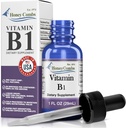 Vitamine B1 Thiamine gouttes liquides - Fabriqué aux États-Unis - Natural High Potency Absorption rapide supplément de Thiamine B1 pour les hommes, les femmes et les enfants – formule végétalienne - en vrac Aussi disponible