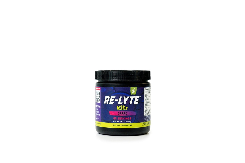 REDMOND Re-Lyte Kids Hydratation Mélange d'électrolyte en poudre, raisin 7,62 oz