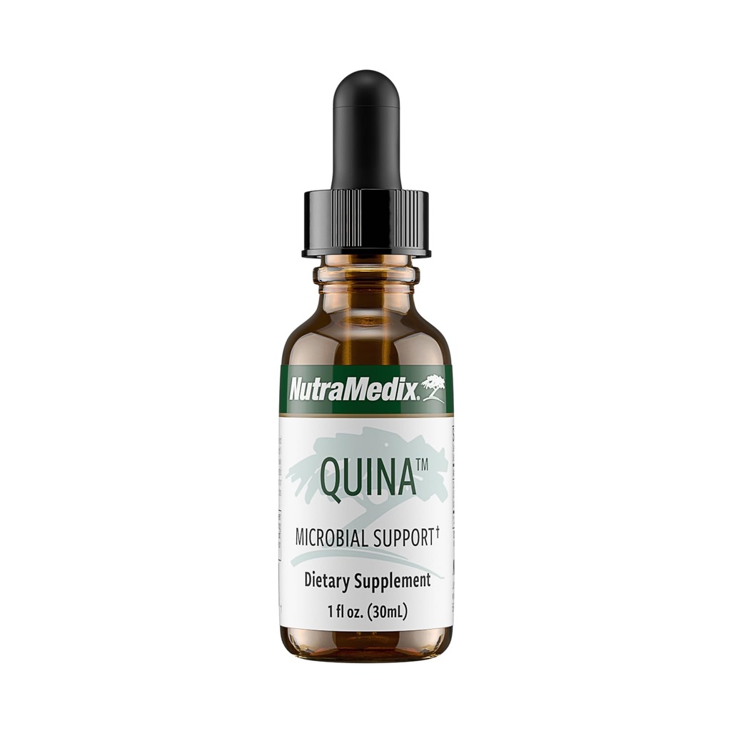 Extrait de plantes de NutraMedix Quina - Supplément quotidien de soutien immunitaire - Suppléments liquides à base de plantes pour la santé et l'immunité - Barque d'arbre de Calisaya provenant au Pérou (1oz / 30ml)