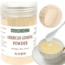 Poudre de ginseng Wisconsin Poudre de racine de ginseng - Non-OGM, sans gluten en poudre - Utilisez le supplément à base de ginseng américain pour les smoothies, le four, le thé