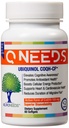 QNeeds® coqh-cf Ubiquinol 100 mg COQ10 Livraison améliorée prouvée cliniquement pour l'absorption maximale, soutien mitochondrial amélioré, antioxydant pour la santé cardiaque, 60 softgels de comte