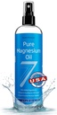 Seven Minerals Pure Magnesium Oil Spray, Big 12oz, USP Grade, Extra Strength, pour les pieds, le sommeil, la douleur musculaire et les crampes - Mined in the USA
