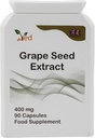 Capsules d'extrait de graines de raisin de l'OPC Ved, min. 95% Proanthocyanidines Oligomériques, 400 mg 90 Capsule végétalienne (3 mois d'approvisionnement)