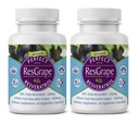Suppléments parfaits – Résvératrol parfait – 60 capsules – Raisins trans-résvératrol et muscadine biologique - 2 packs
