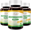 Lovita KSM-66 Ashwagandha , hautement concentré , 5% Withanolide , 95% Piperine de poivre noir , 95% Stress Relief & Energy Support , ...