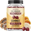 Gummies de champignons pour les adultes avec Lions Mane, Turkey Tail, Reishi, Cordyceps, Chaga & Maitake