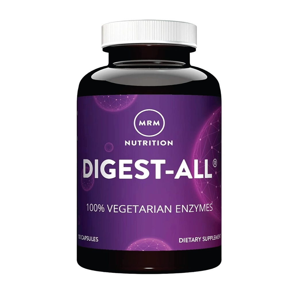 MRM Nutrition Digest-All Digestive Enzymes - Digestion and Absorption Support for Women & Men, Contains Enzymes and Herbs to Support Digestion, 100% Vegetarian & Gluten-Free - 50 Servings