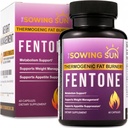 Fentone Thermogénique Fat Burner Energy Booster, Suppresseur d'appétit, cliniquement étudié Perte de poids, Brûlure de graisse, Phényléthylamine HCl, L- Carnitine, Cétones - 60 pilules de régime (1)