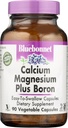 BlueBonnet Calcium Magnésium Plus Boron Capsules végétariennes, blanc cassé, 90 Compte
