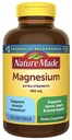 Magnésium de haute puissance de la nature 400 mg - 150 softgels liquides, (paquet de 2)