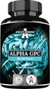 APOLLO'S HEGEMONY Alpha-GPC 600mg par jour - 90 gélules de choline végane - Supplément alimentaire alfoscéré Choline à 99 % - Choline lipide - Capsules de mémoire et de concentration