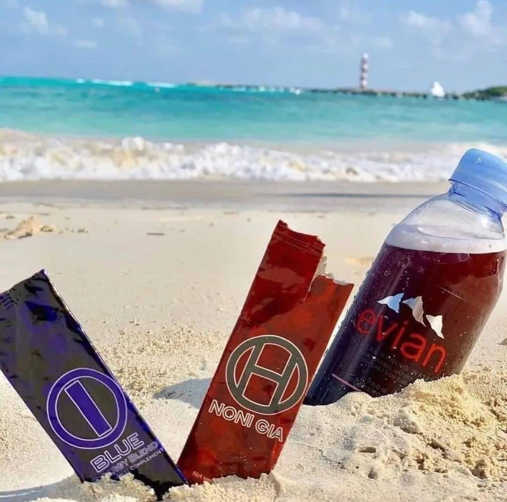 I BLUE + I PINK + NONI GIA boisson énergétique favorise la santé, la condition physique,...