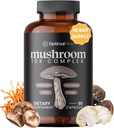 Supplément complexe de champignons Optimal Prime 10x - Lions Mane, Cordyceps, Turquie Tail pour l'immunité, l'énergie, l'humeur, Focus - Booster de santé naturelle, 90 capsules