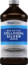 Pipping Rock Colloïdal Silver gouttes liquides de 16 Fl Oz, 10 PPM, Teinture bio-active de qualité supérieure, sans OGM, supplément sans gluten