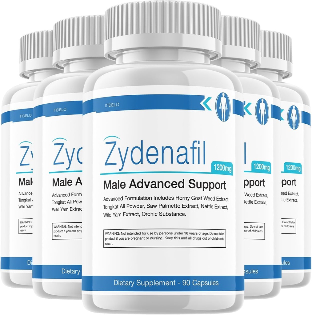 (5 Pack) Zydenafil pour Homme, Zydenafil Pills pour Homme, Zyndenafil Advanced Performance Suppléments, Zydenafil Performance, Zydenafil Reviews Homme (300 Capsules)...
