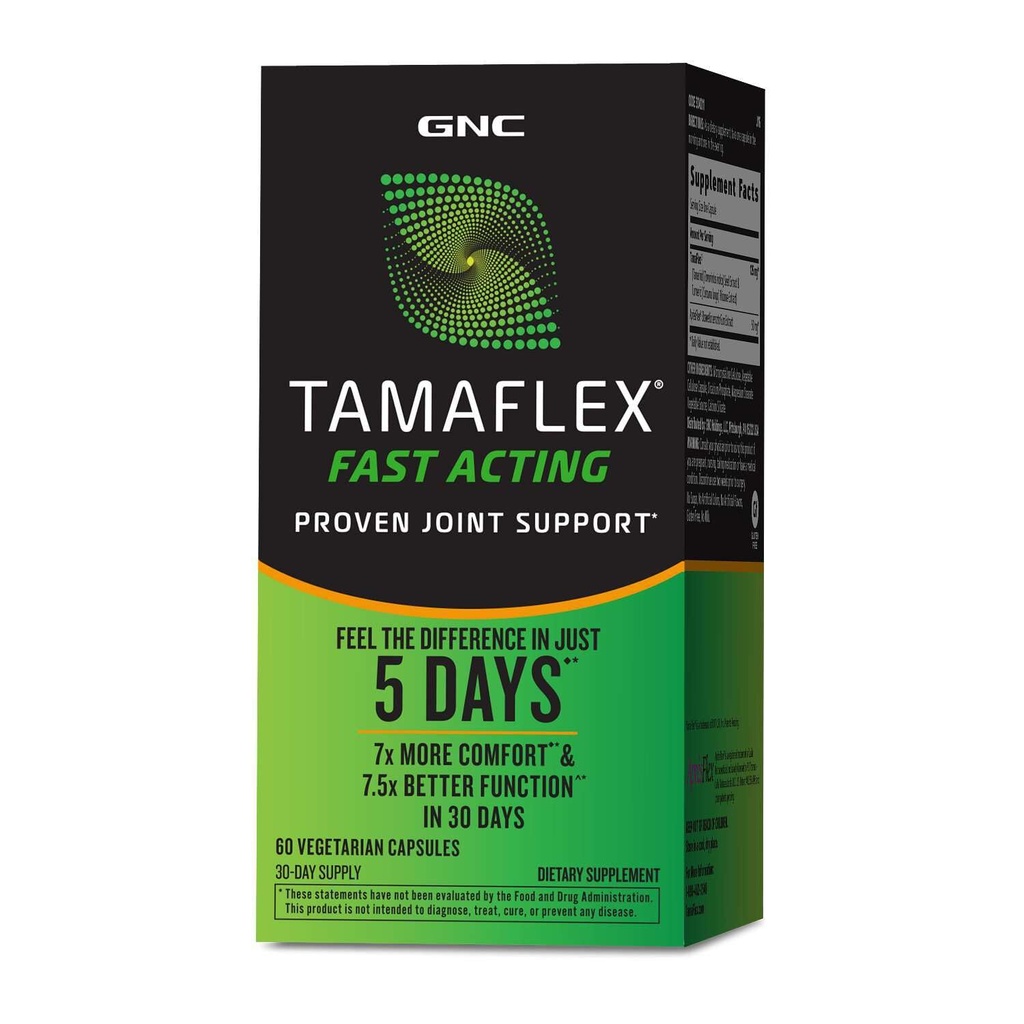 GNC TamaFlex Fast Acting, Joint Support, 60 Vegetarian Capsules