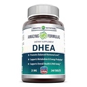 Formules étonnantes DHEA 50 Mg par Serving (comprimés) Suppléments de comprimés non-OGM (sans gluten) Fabriqués aux États-Unis (1 Pack) 240 Compte