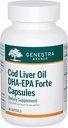 Genestra Marques Huile de foie de morue Capsules Fortes DHA-EPA Mélange de DHA, EPA et vitamines A et D. 60 Softgels