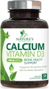 Supplément de calcium 1200 mg - avec vitamine D3 pour la meilleure absorption - Supports Imune Health, Bones & Dents - Le carbonate de calcium de la nature + 1600 UI de D3 - mis en bouteille aux États-Unis pour les femmes et les hommes - 120 comprimés