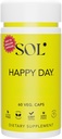 Supplément Happy Day: Combiner les propriétés à base de plantes naturelles de l'écorce de bonheur collectif, Astragalus et Gingko Biloba pour soutenir un mode de vie sain - 60 capsules faciles à avaler