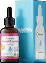 Nuvamin – Liquid Liposomal B-Complex gouttes pour les enfants Bébés et adultes, 2Fl.Oz (60ml), 120 portions quotidiennes. B1, B2, B3, B5, B6, B7, B9, B12. Grand goût - Naturel - Absorption élevée, Arôme framboise