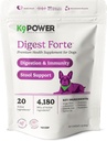 K9 Power Digest Forte pour chiens 1lb – Soutien digestif, immunitaire et calmant - Améliore l'absorption des nutriments - Balances Gut Flora - Facilités Discomfort & Boost Mood