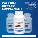 Major 600mg comprimés de calcium - Supplément de calcium - 150 Nombre (1 paquet)