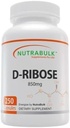 D-Ribose Capsules 4250 mg Par dose - Exemptes de lait, d'oeufs, de gluten, de sucre - 250 capsules