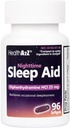 HealthA2Z Sleep Aid, Diphenhydramine HCl 25mg Softgels, Supports Deeper, Restful Sleeping, Non Habit-Forming (96 Softgels)
