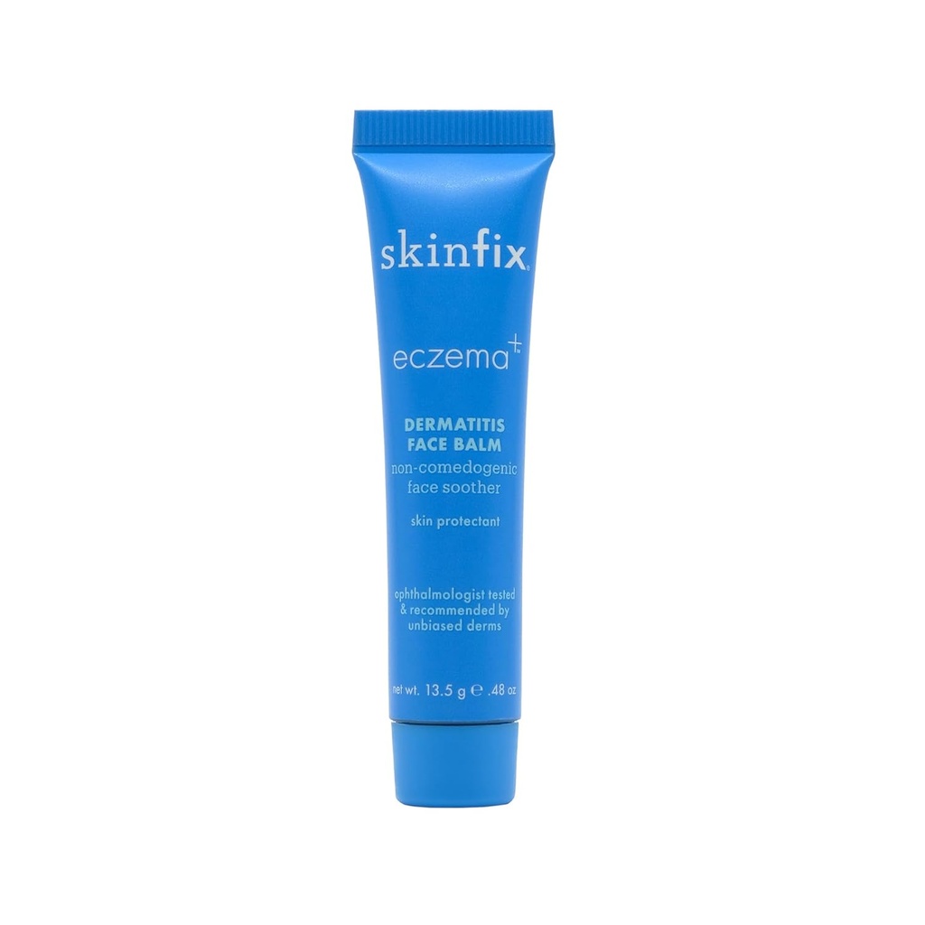 Skinfix Eczema+ Dermatite Baume du visage : Dermatite faciale cible, Eczéma & Patchs de peau sèche, Baume concentré qui laisse la peau irritée apaisée et protégée, 0,48 Fl Oz