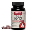 Formules de Jarrow Méthyl B-12 5000 mcg - 60 comprimés à croquer, cerise - vitamine bioactive B12 - soutient la production d'énergie, la santé cérébrale et le métabolisme - sans gluten - 60 portions