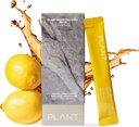 PLANT Végétalien Collagène liquide, Biotine, Niacin, 2000mg Peptides de collagène hydrolysés Kasher & Halal Certifiés Lemon Flavor, Soutien à la peau, aux cheveux et aux ongles 363Da Ultra Low Molecular, 15 Stick Packs
