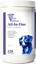 Chews multivitamines de chien (120 Chews mous) - Vitamines tout-en-un pour les chiens de tous âges, tailles et races.