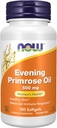 NOW Foods Supplements, Evening Primrose Oil 500 mg with Naturally Occurring GLA (Gamma-Linolenic Acid), 100 Softgels