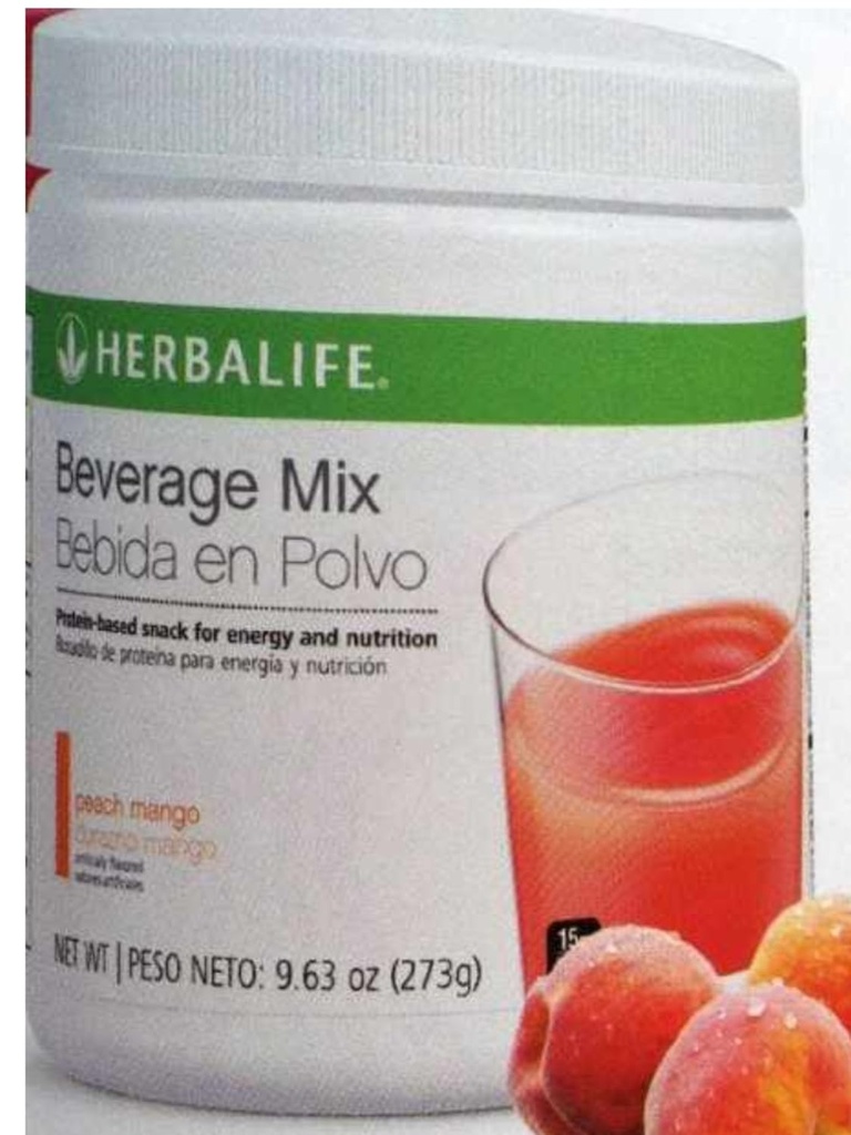 Mélange de boissons Herbalife Canister Peach Mango (14 portions)