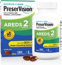 PreserVision AREDS 2 Vitamines oculaires, #1 Eye Doctor Marque recommandée, supplément de lutéine et de zéaxanthine avec vitamine C, vitamine E, zinc et cuivre, 130 softgels (minigels)